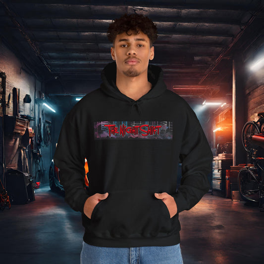The Night Shift-Ultra Soft, Premium Hoodie Black Printify by The Night Shift Automotive Apparel