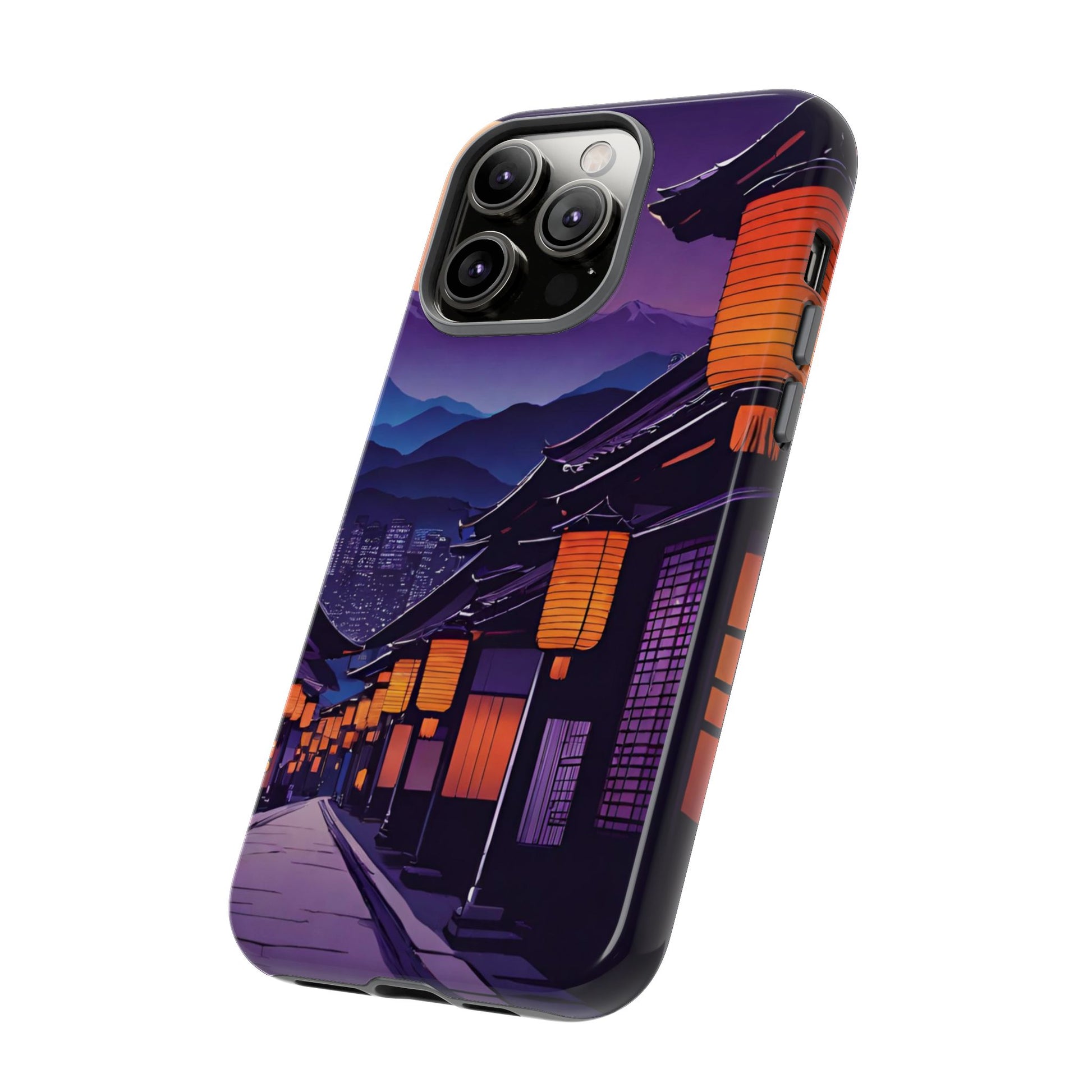 Traditional Japanese Village Countryside-Dual Layer Ultra Tough Phone Case Printify by The Night Shift Automotive Apparel