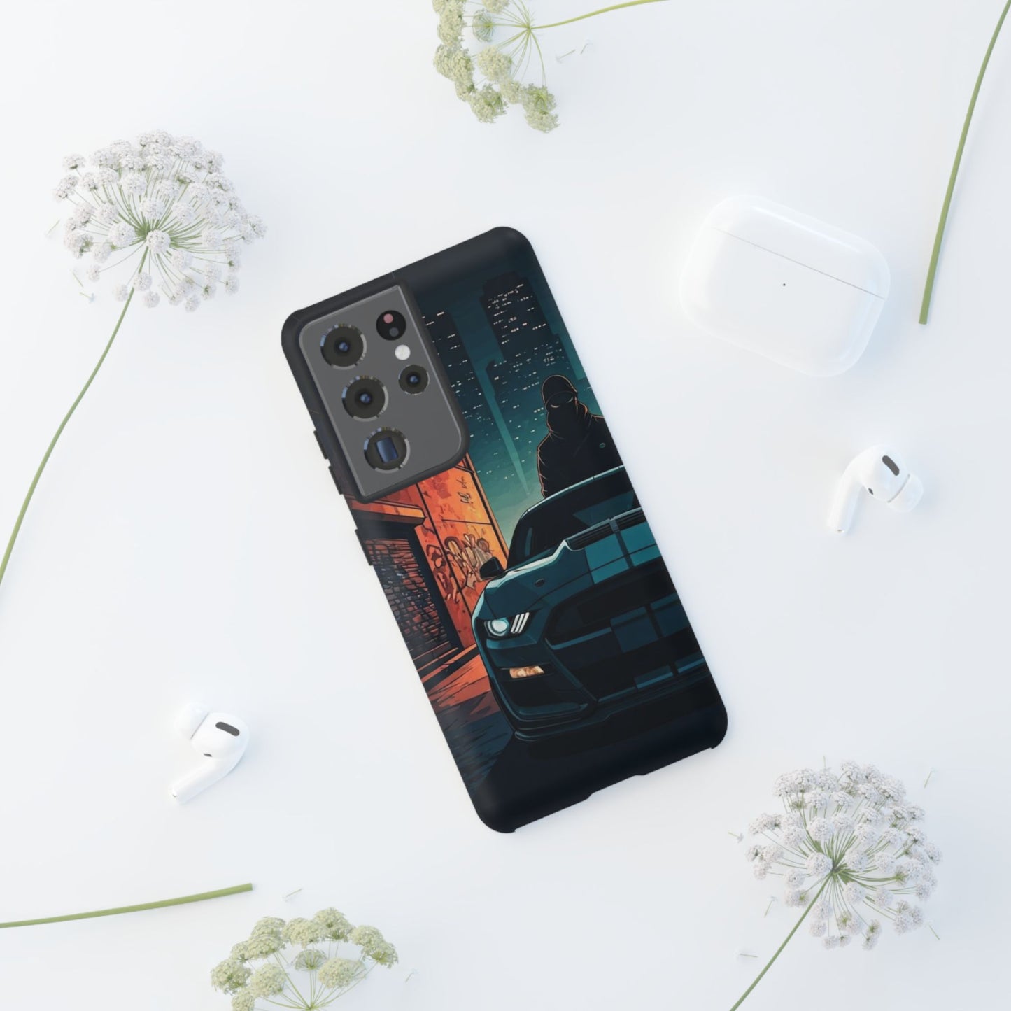 Ford Mustang Shelby GT350 Street Life-Dual Layer Ultra Tough Phone Case Printify by The Night Shift Automotive Apparel