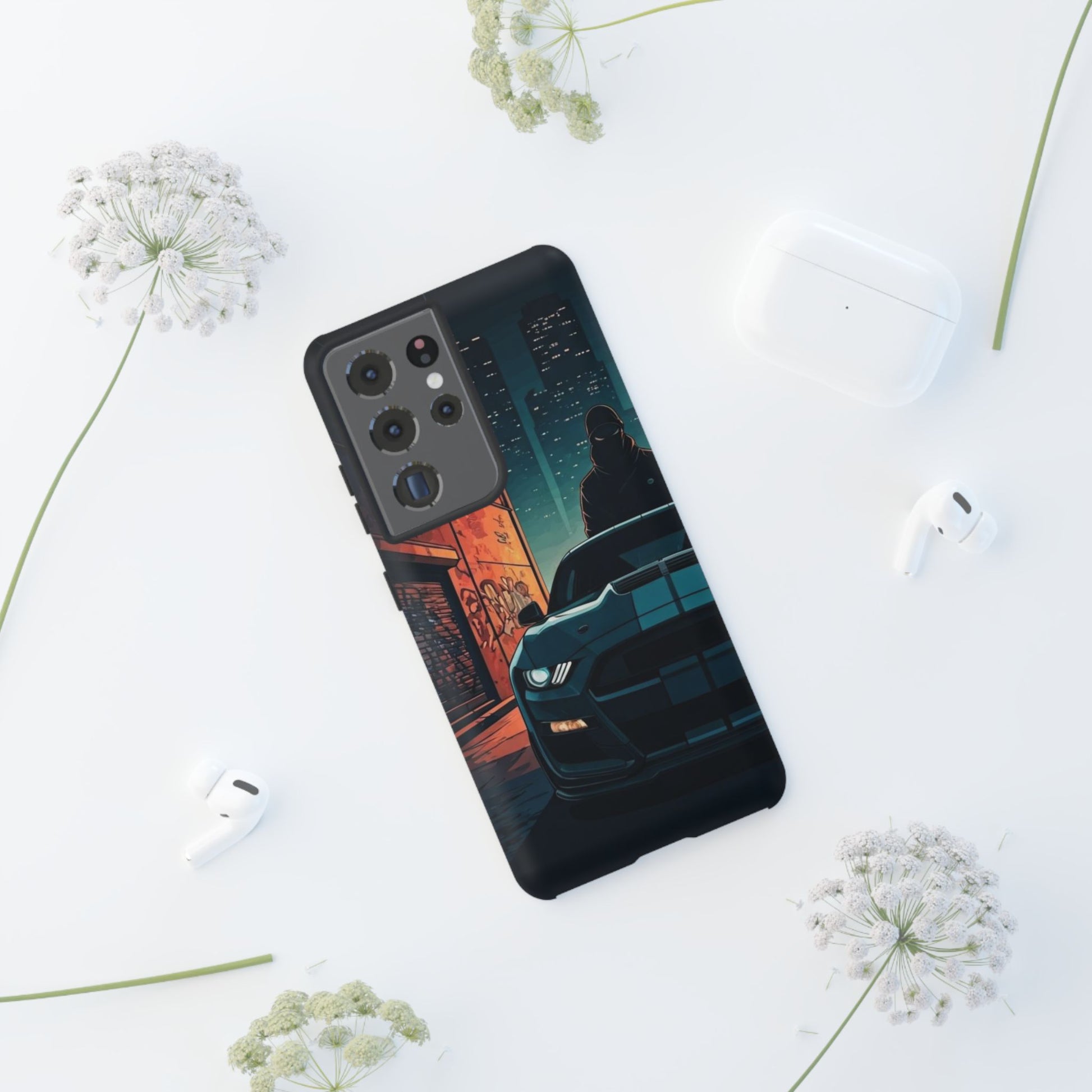 Ford Mustang Shelby GT350 Street Life-Dual Layer Ultra Tough Phone Case Printify by The Night Shift Automotive Apparel
