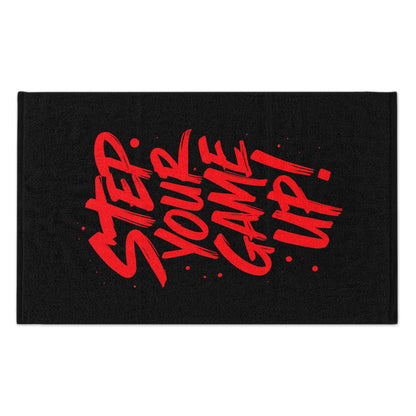 Step Your Game Up-Gym Towel (11x18) Printify by The Night Shift Automotive Apparel