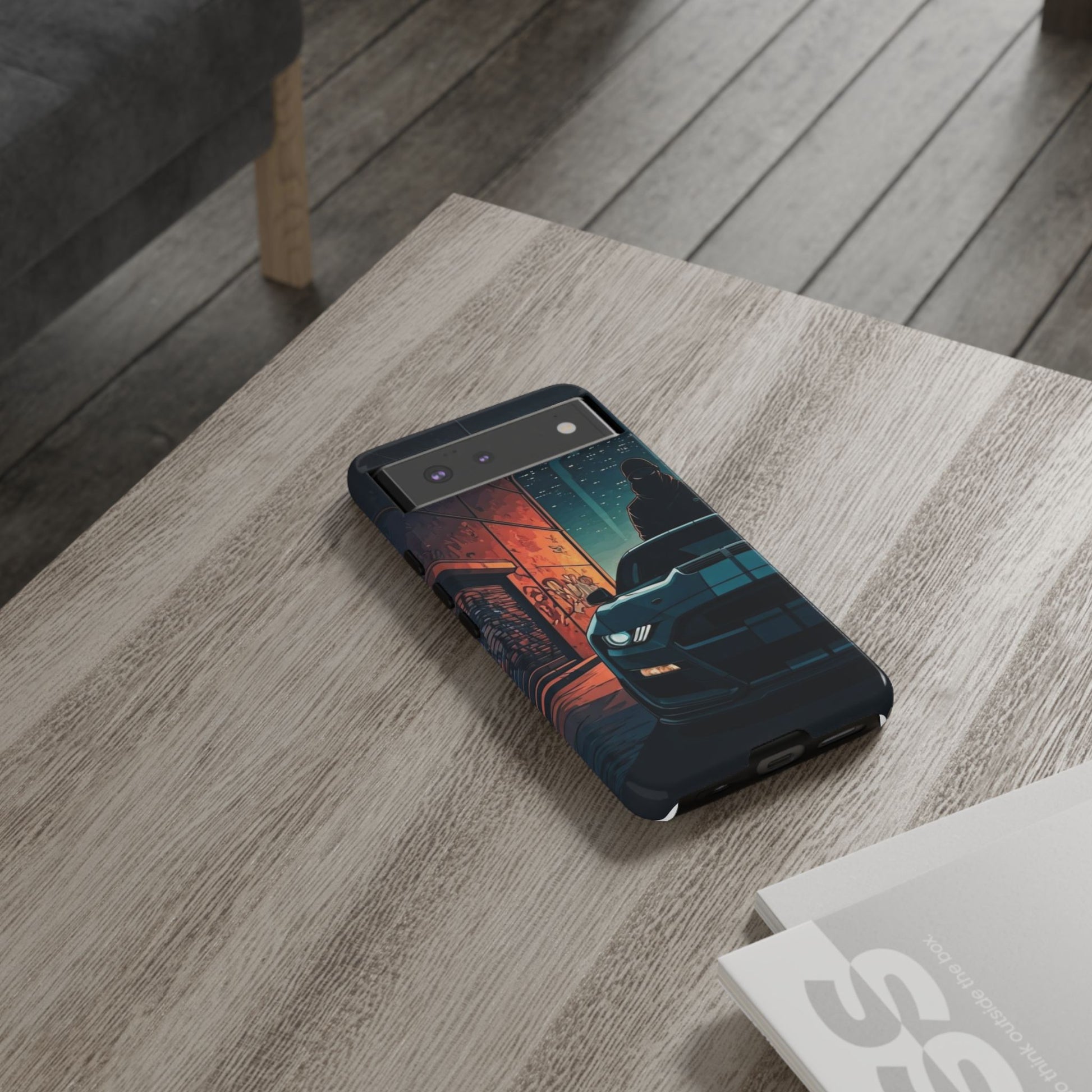 Ford Mustang Shelby GT350 Street Life-Dual Layer Ultra Tough Phone Case Google Pixel 6 Glossy Printify by The Night Shift Automotive Apparel