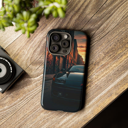 Mitsubishi 3000GT VR4 Street Life-Dual Layer Ultra Tough Phone Case iPhone 15 Pro Glossy Printify by The Night Shift Automotive Apparel