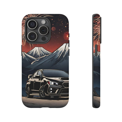 Subaru WRX/STI Fireworks-Dual Layer Ultra Tough Phone Case Printify by The Night Shift Automotive Apparel