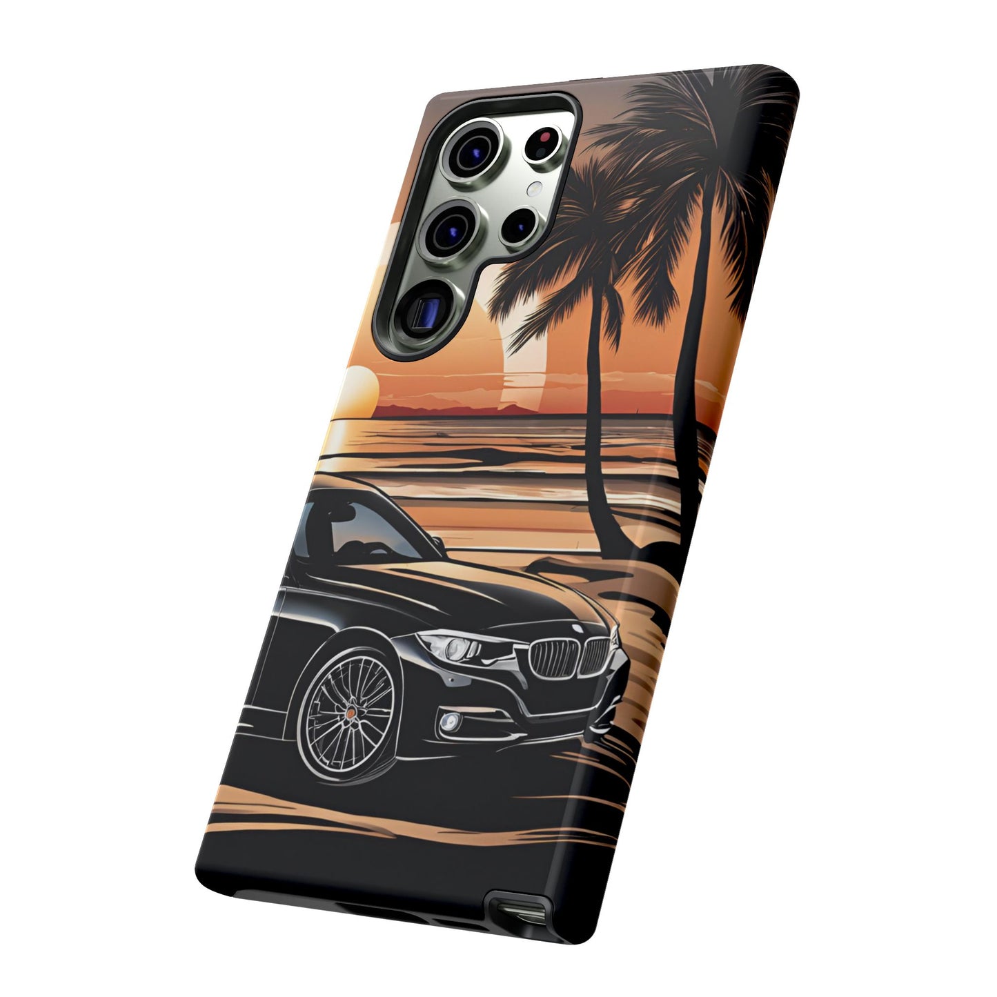 BMW Sunset On The Beach-Dual Layer Ultra Tough Phone Case Printify by The Night Shift Automotive Apparel