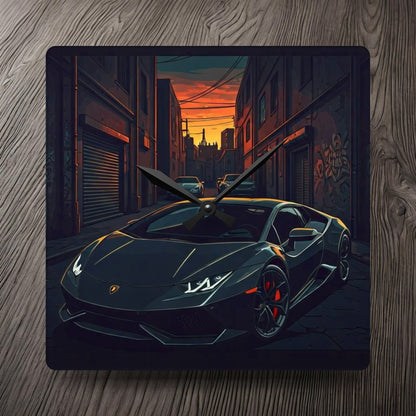 Lamborghini Huracan Street Life-Acrylic Wall Clock