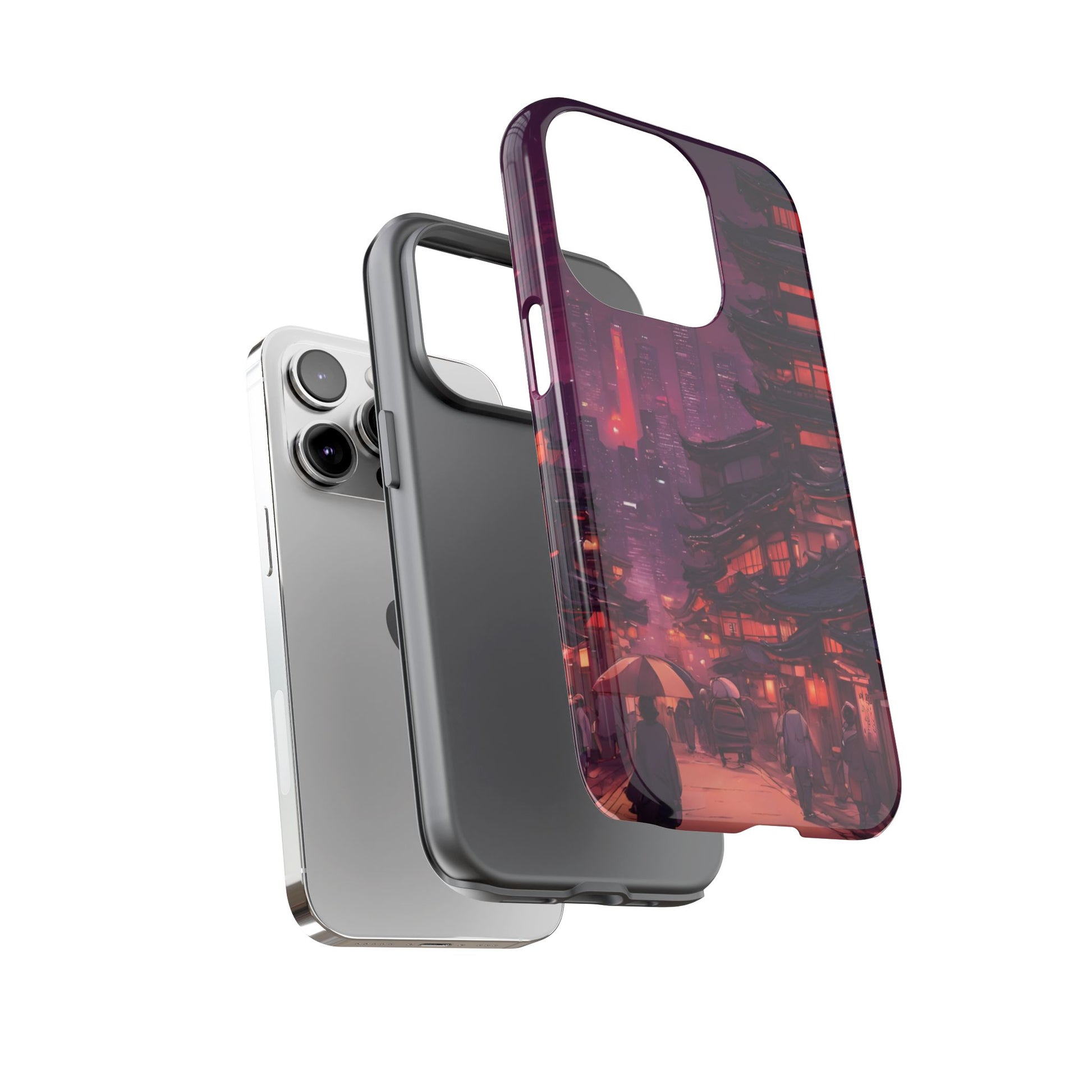 Traditional Japanese Village Countryside-Dual Layer Ultra Tough Phone Case Printify by The Night Shift Automotive Apparel