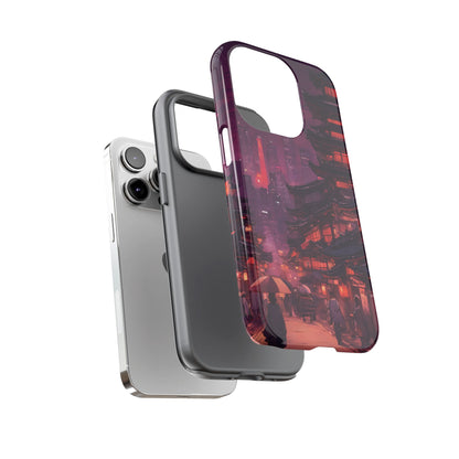 Traditional Japanese Village Countryside-Dual Layer Ultra Tough Phone Case Printify by The Night Shift Automotive Apparel