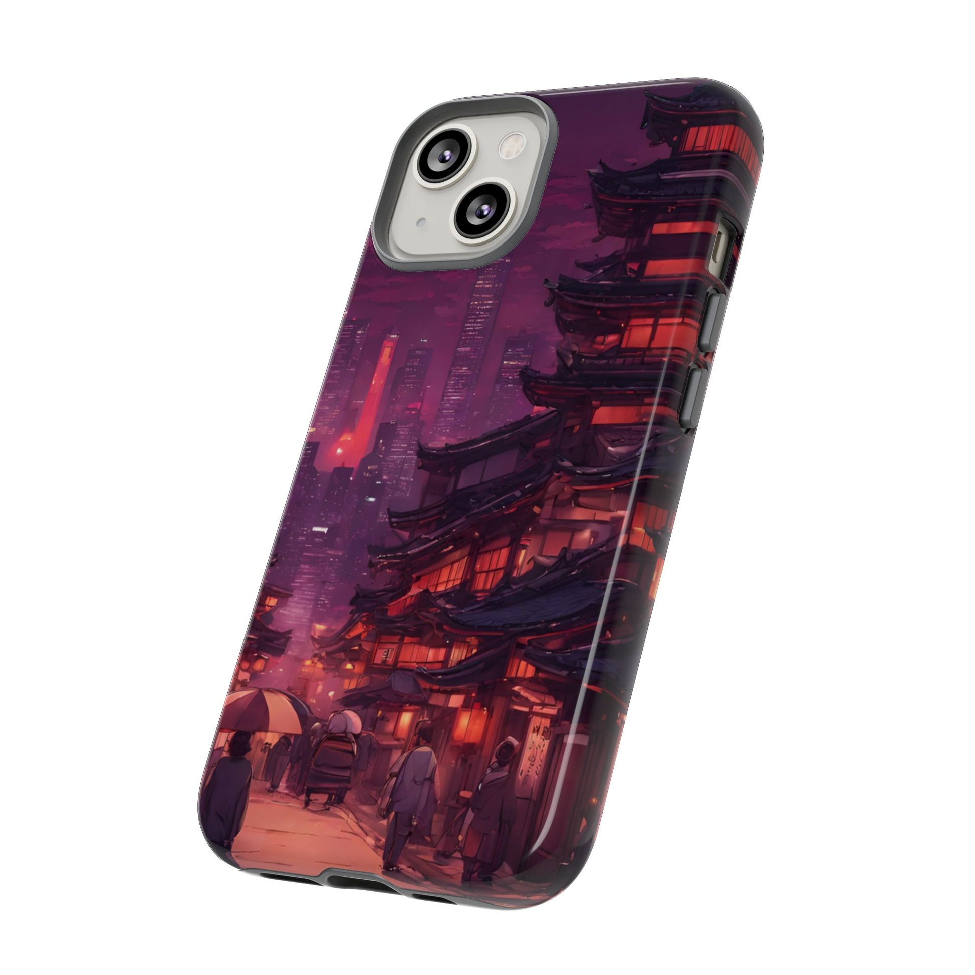 Traditional Japanese Village Countryside-Dual Layer Ultra Tough Phone Case Printify by The Night Shift Automotive Apparel