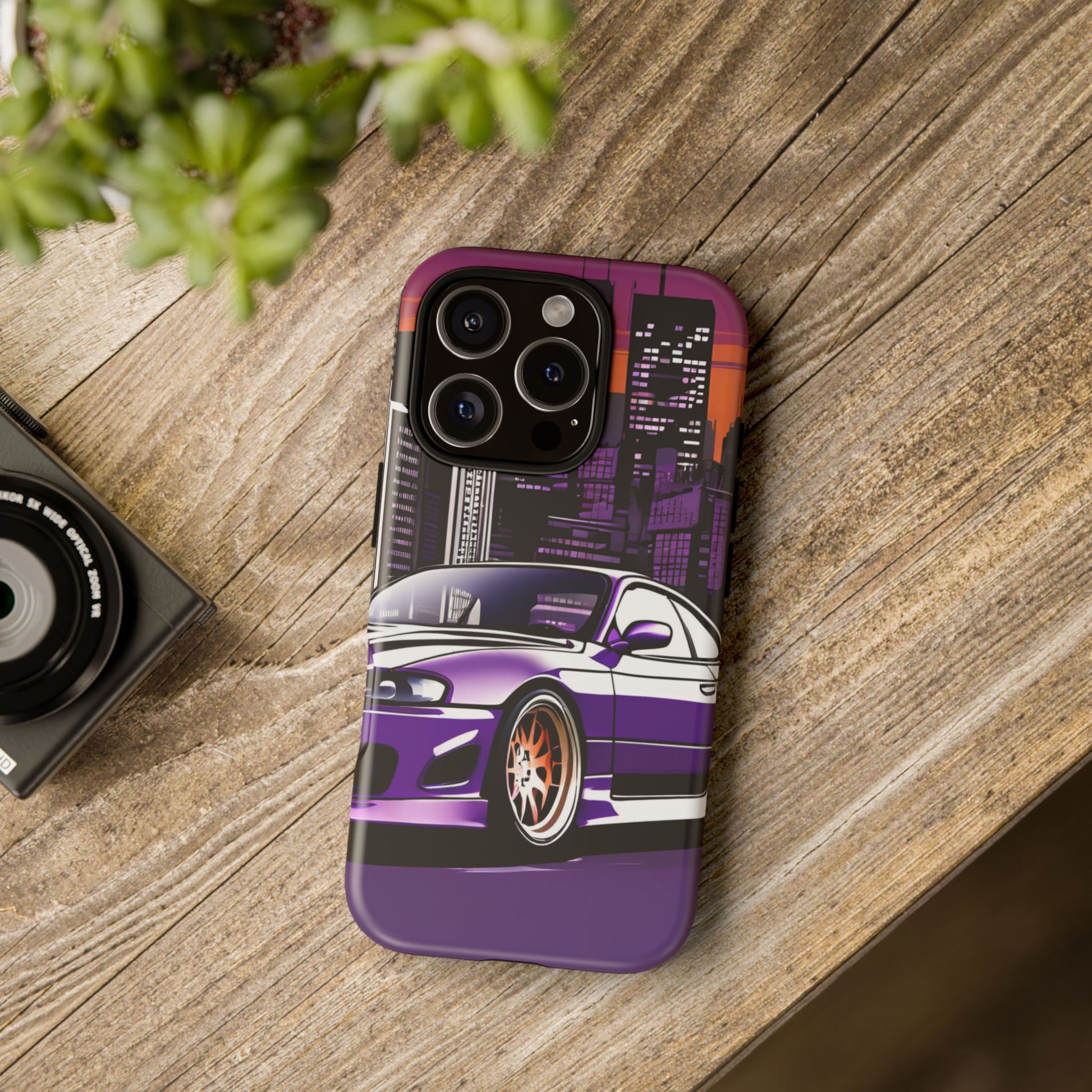 Nissan 240sx S15-Dual Layer Ultra Tough Phone Case iPhone 16 Pro Matte Printify by The Night Shift Automotive Apparel