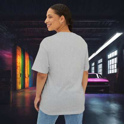 Mercedes-Benz C63 AMG Graffiti-Premium, Ultra Soft Unisex Oversized Boxy Tee Printify by The Night Shift Automotive Apparel