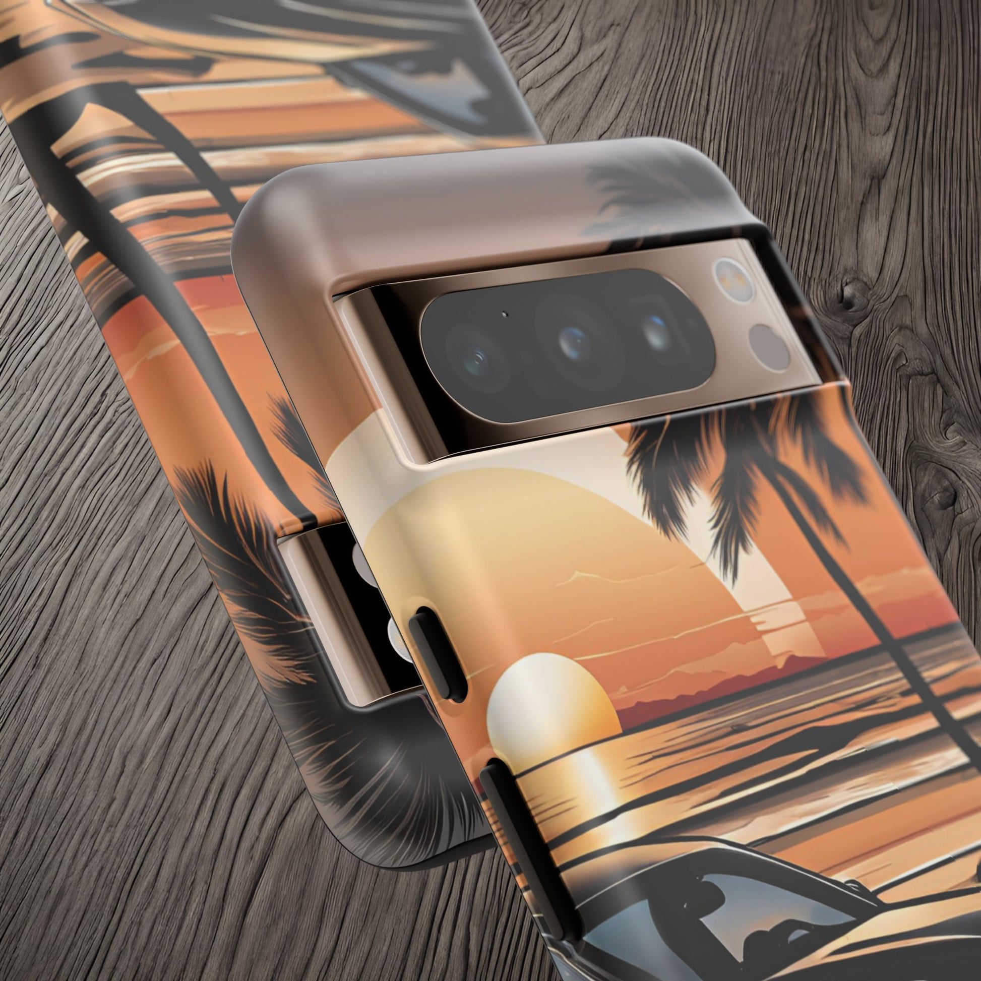 BMW Sunset On The Beach-Dual Layer Ultra Tough Phone Case Printify by The Night Shift Automotive Apparel