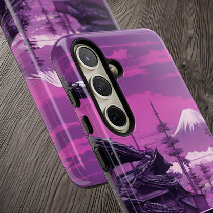 Nissan Skyline R34 Mt Fuji-Dual Layer Ultra Tough Phone Case Printify by The Night Shift Automotive Apparel