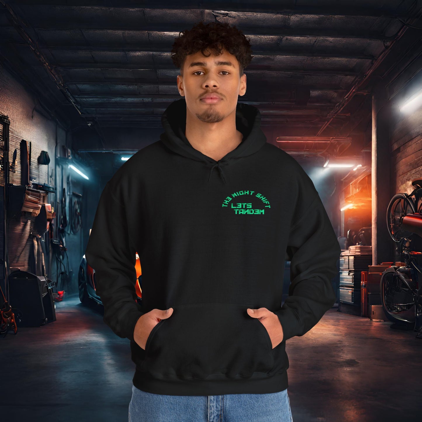 Lets Tandem Alien-Ultra Soft, Premium Hoodie Printify by The Night Shift Automotive Apparel