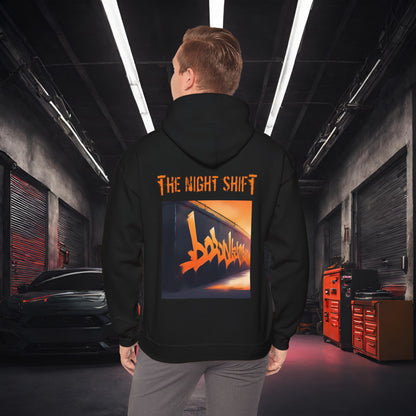 Graffiti Wall Urban Streets-Ultra Soft, Premium Hoodie Black Printify by The Night Shift Automotive Apparel