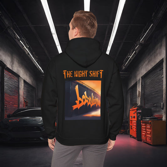 Graffiti Wall Urban Streets-Ultra Soft, Premium Hoodie Black Printify by The Night Shift Automotive Apparel