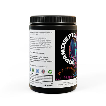 Dopamine Fiend - Pre-Workout Supplement (Fruit Punch) (204g, 7.1oz) Printify by The Night Shift Automotive Apparel