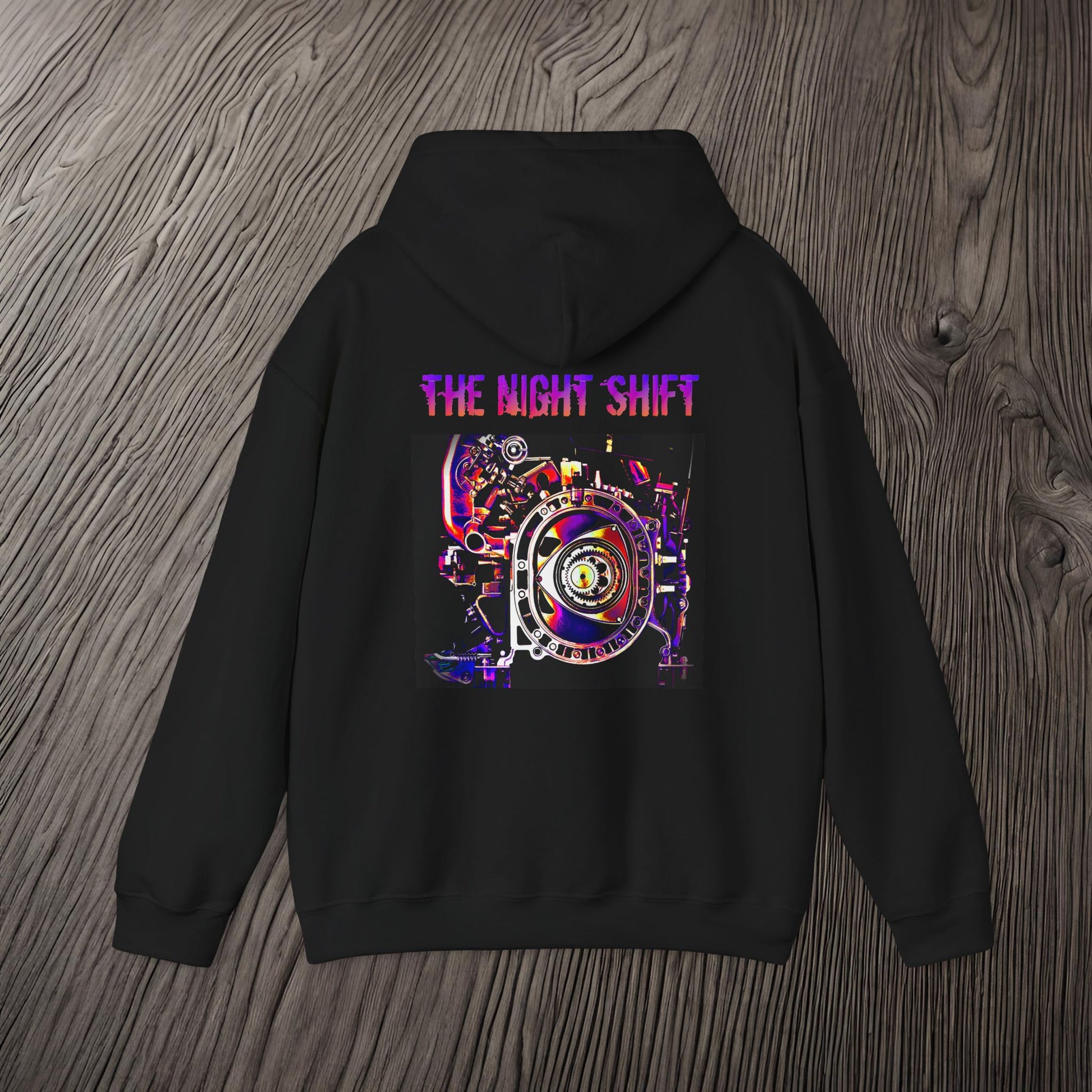 13B-REW Synthwave- Premium, Ultra Soft Unisex Hoodie Printify by The Night Shift Automotive Apparel