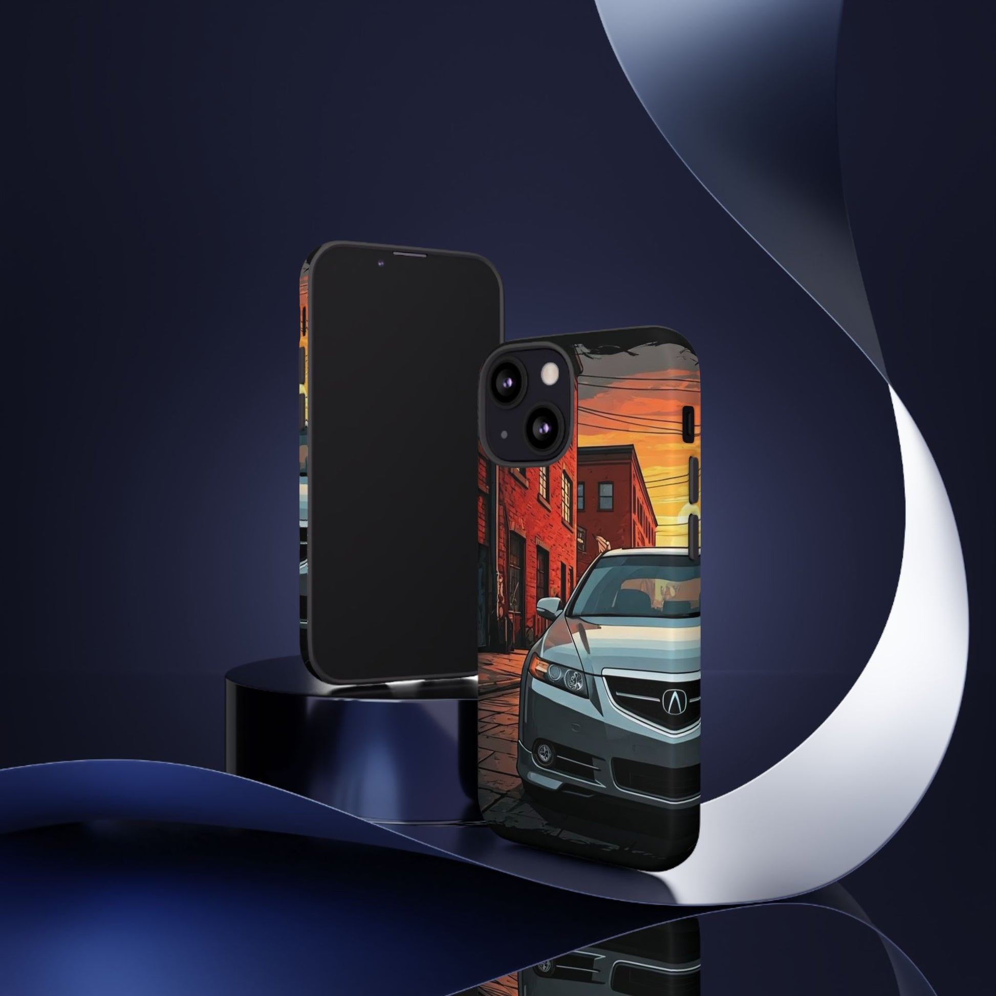 Acura TL Street Life-Dual Layer Ultra Tough Phone Case iPhone 13 Mini Matte Printify by The Night Shift Automotive Apparel