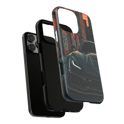 Chevy Corvette C7 Street Life-Dual Layer Ultra Tough Phone Case Printify by The Night Shift Automotive Apparel