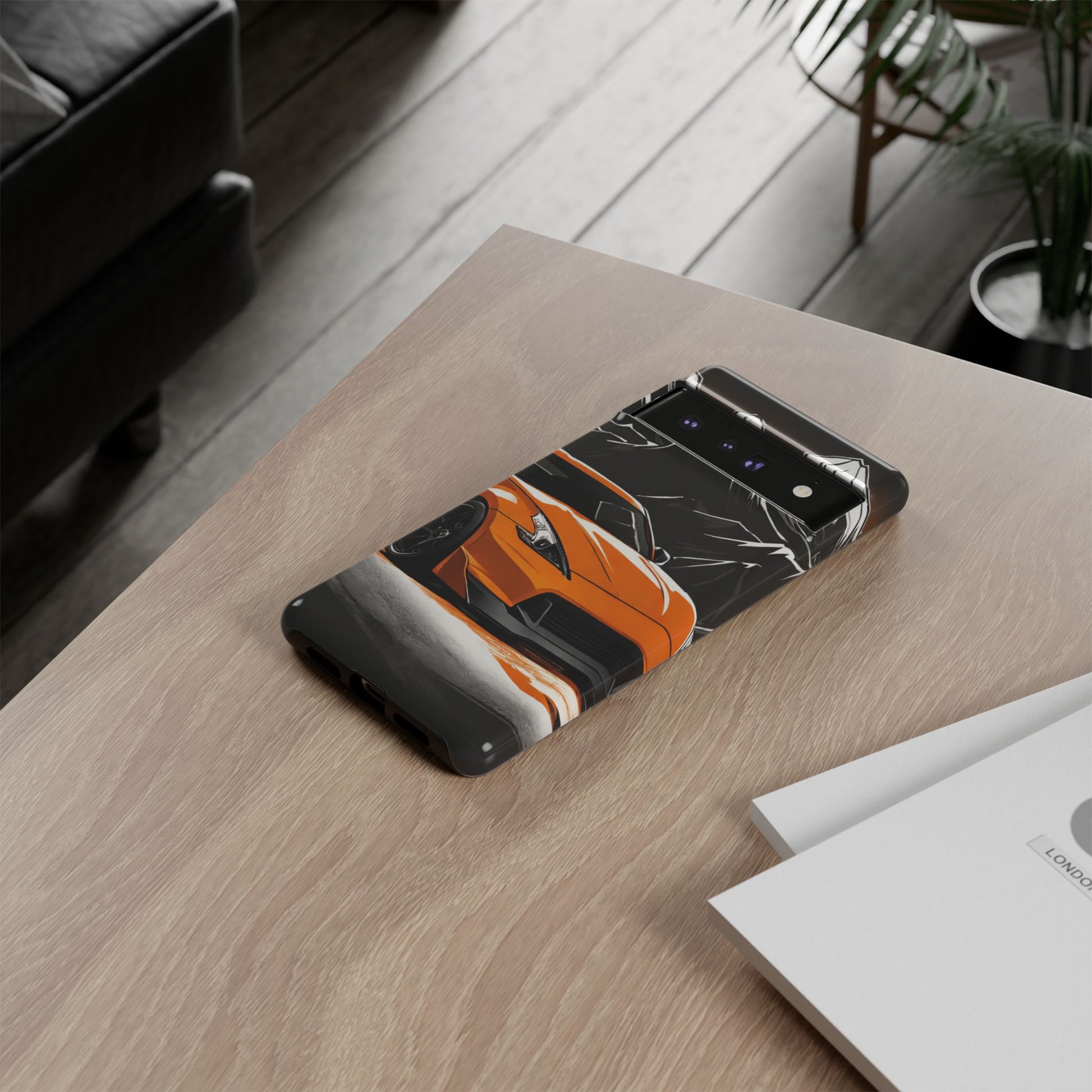 Nissan 370Z Mt Fuji-Dual Layer Ultra Tough Phone Case Google Pixel 6 Pro Glossy Printify by The Night Shift Automotive Apparel