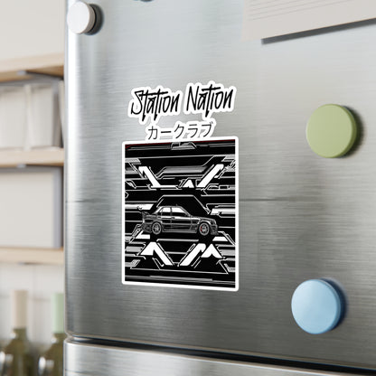 Kiss-Cut Vinyl Decals Printify by The Night Shift Automotive Apparel