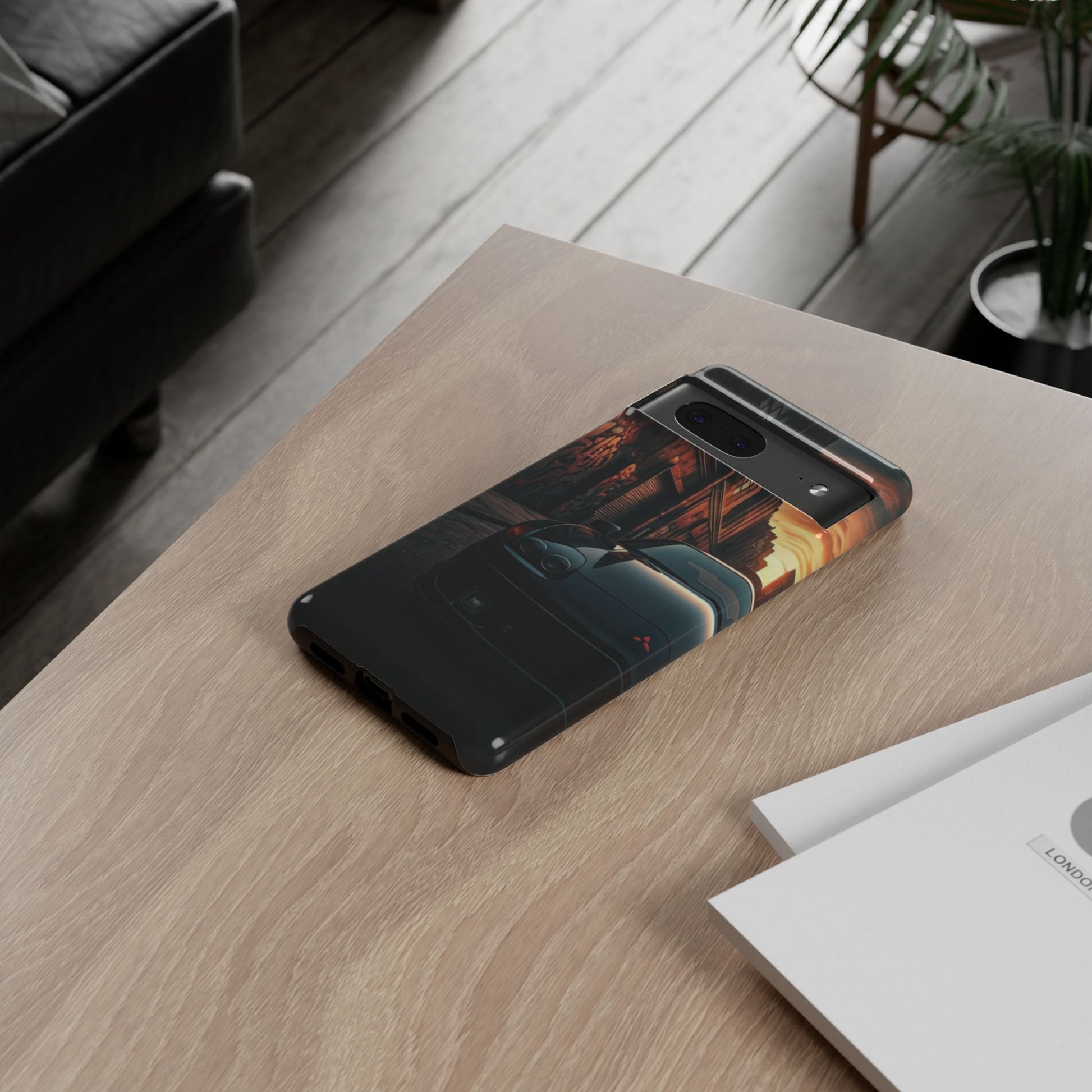 Mitsubishi 3000GT VR4 Street Life-Dual Layer Ultra Tough Phone Case Google Pixel 7 Glossy Printify by The Night Shift Automotive Apparel