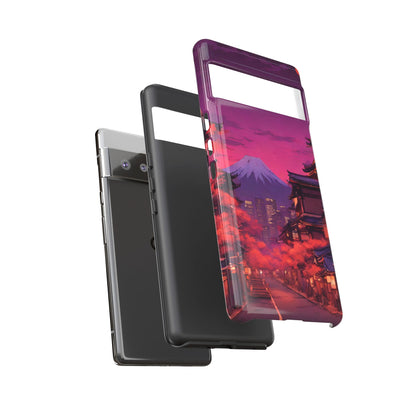 Traditional Japanese Village Countryside-Dual Layer Ultra Tough Phone Case Printify by The Night Shift Automotive Apparel