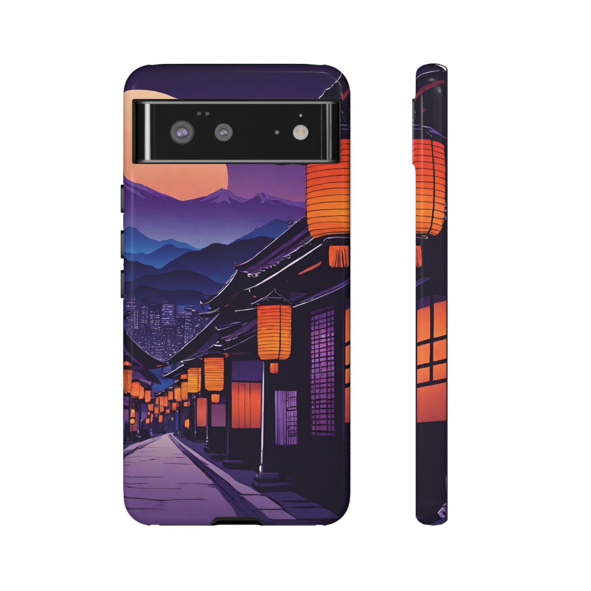 Traditional Japanese Village Countryside-Dual Layer Ultra Tough Phone Case Printify by The Night Shift Automotive Apparel