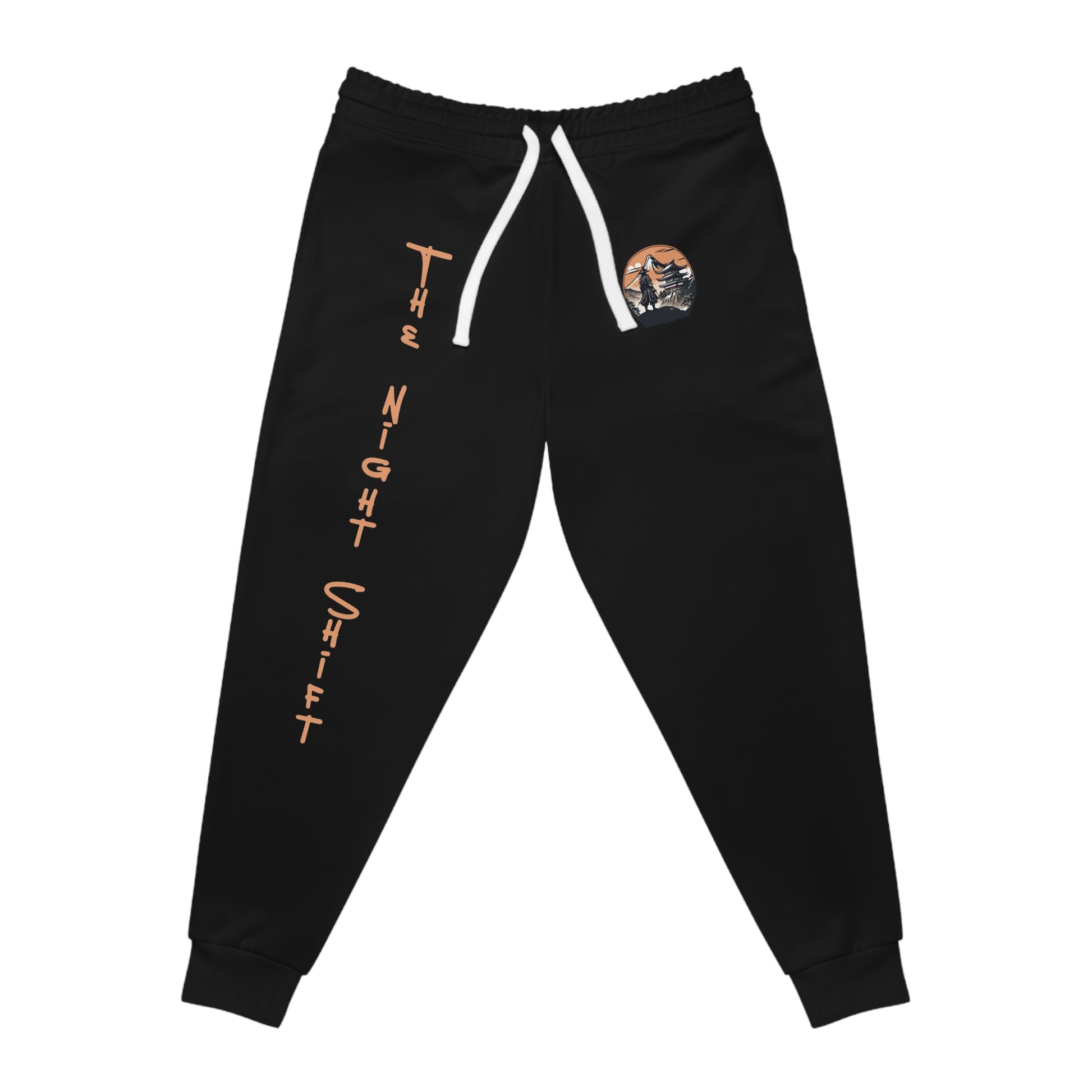 Samurai Silhouette-Premium, Ultra Soft Athletic Joggers Printify by The Night Shift Automotive Apparel