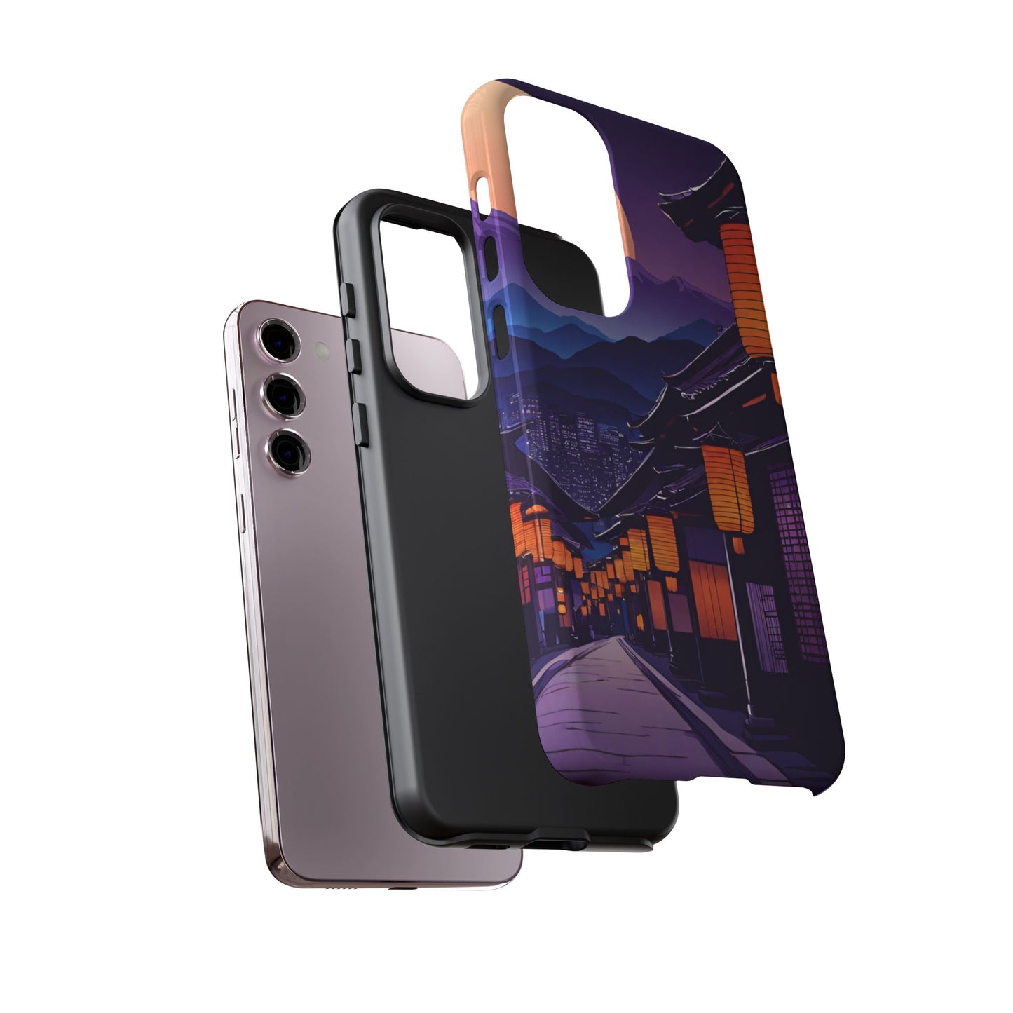 Traditional Japanese Village Countryside-Dual Layer Ultra Tough Phone Case Printify by The Night Shift Automotive Apparel