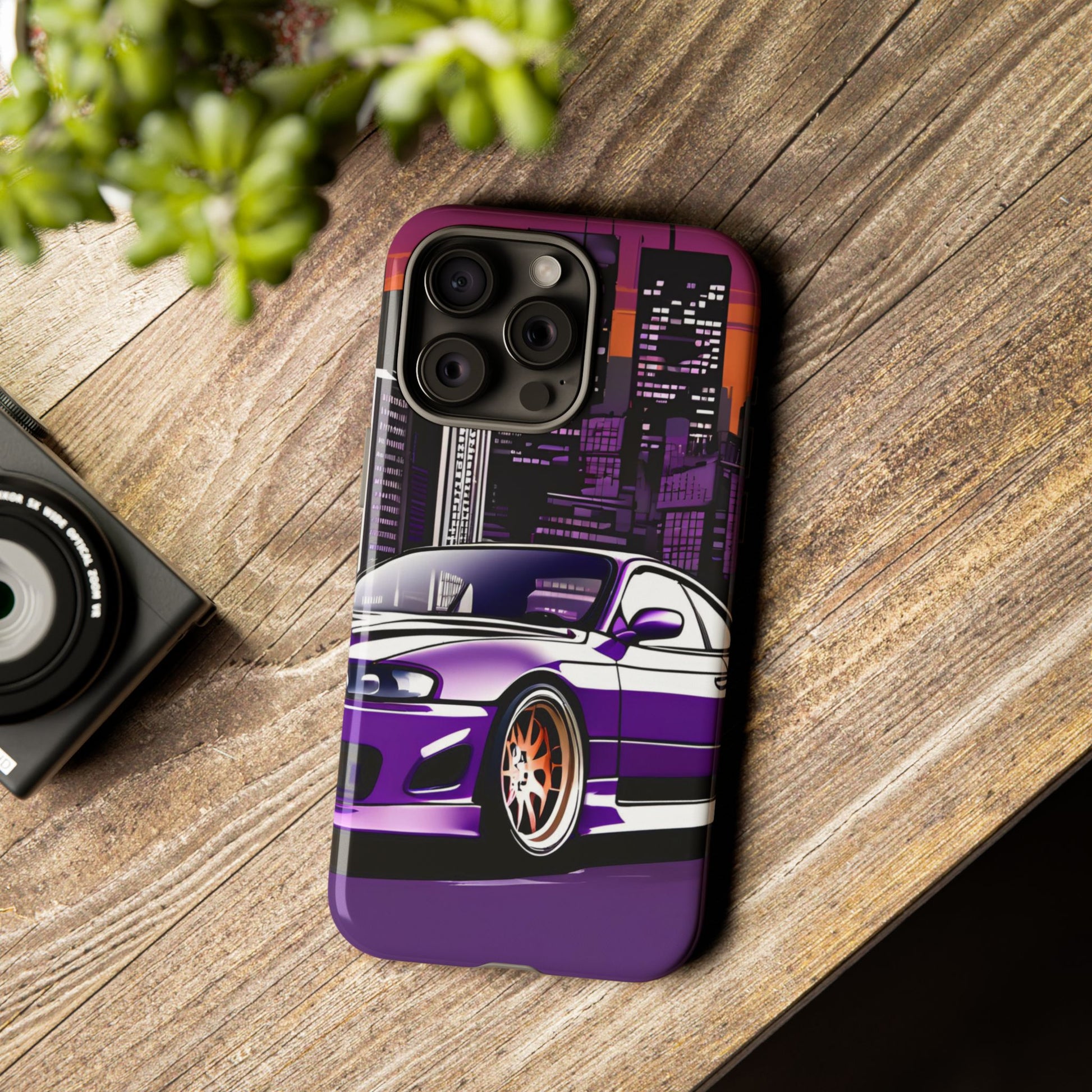 Nissan 240sx S15-Dual Layer Ultra Tough Phone Case iPhone 15 Pro Max Glossy Printify by The Night Shift Automotive Apparel