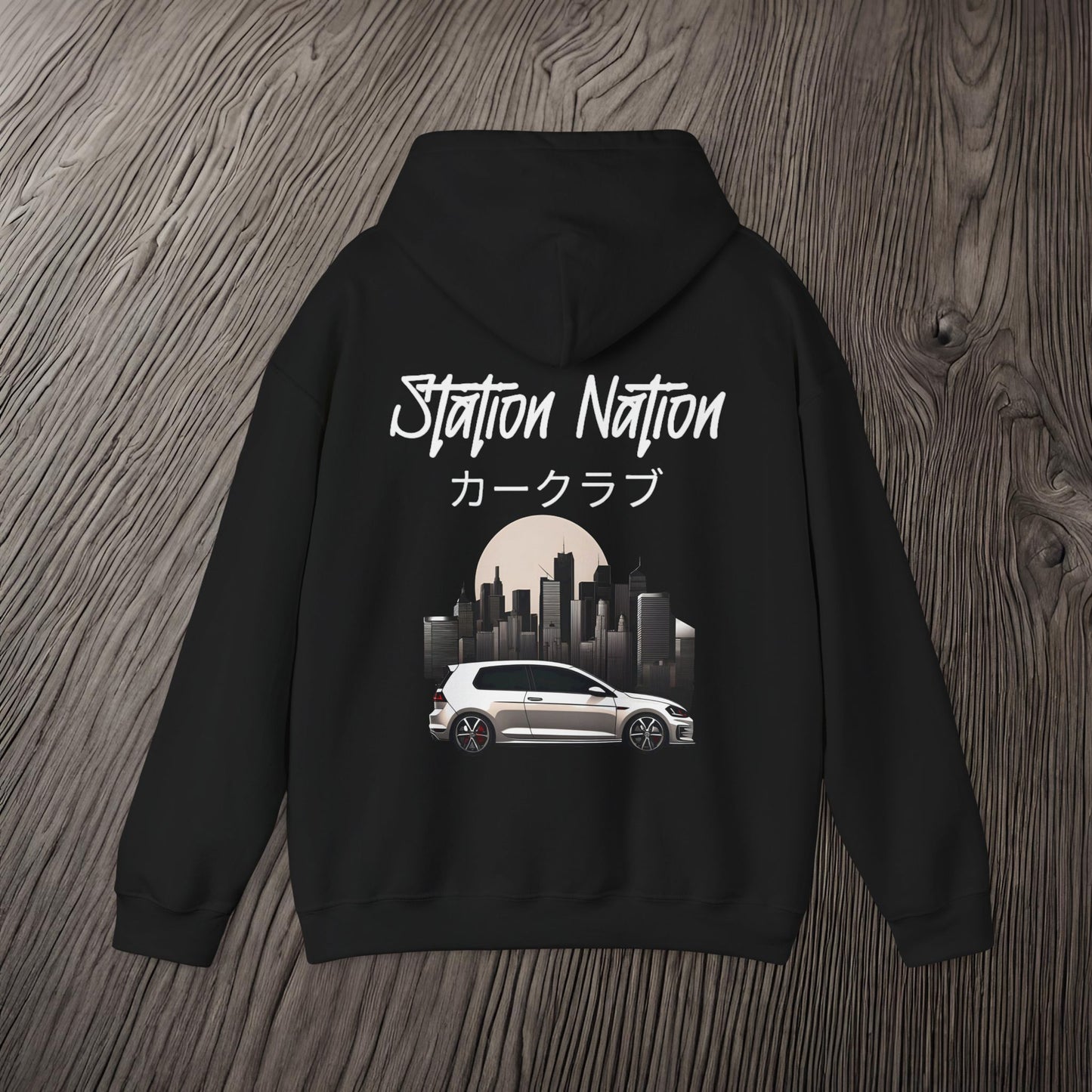 Station Nation-Ultra Soft, Premium Hoodie Printify by The Night Shift Automotive Apparel