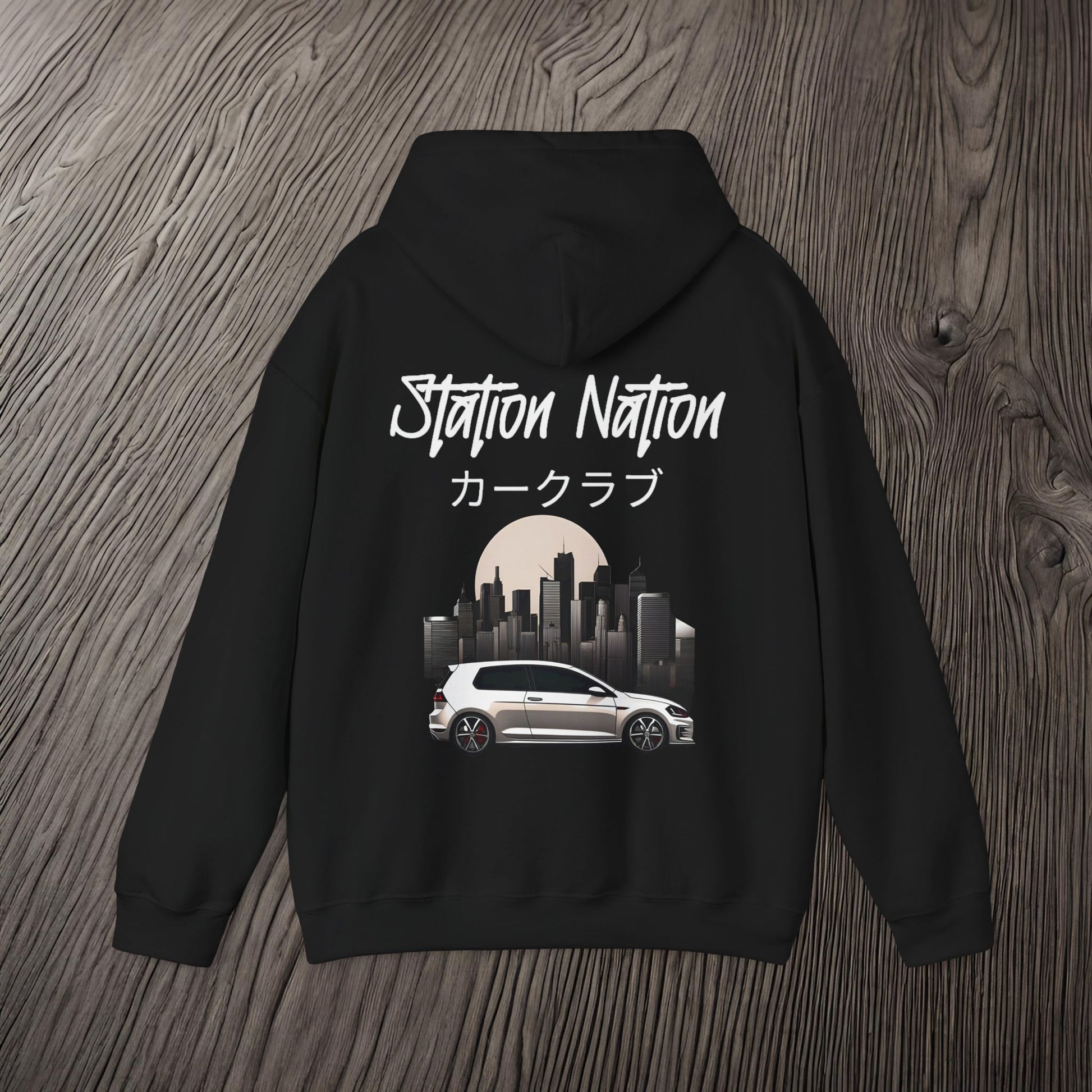Station Nation-Ultra Soft, Premium Hoodie Printify by The Night Shift Automotive Apparel