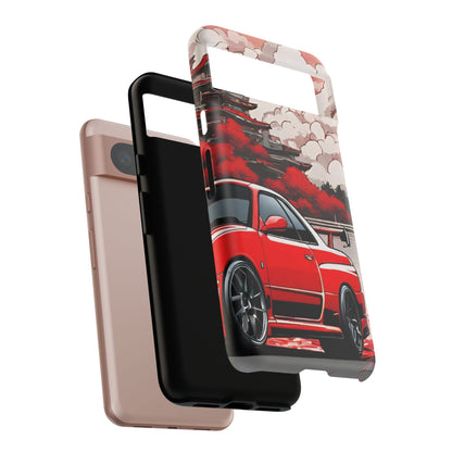 Nissan Skyline R34-Dual Layer Ultra Tough Phone Case Printify by The Night Shift Automotive Apparel