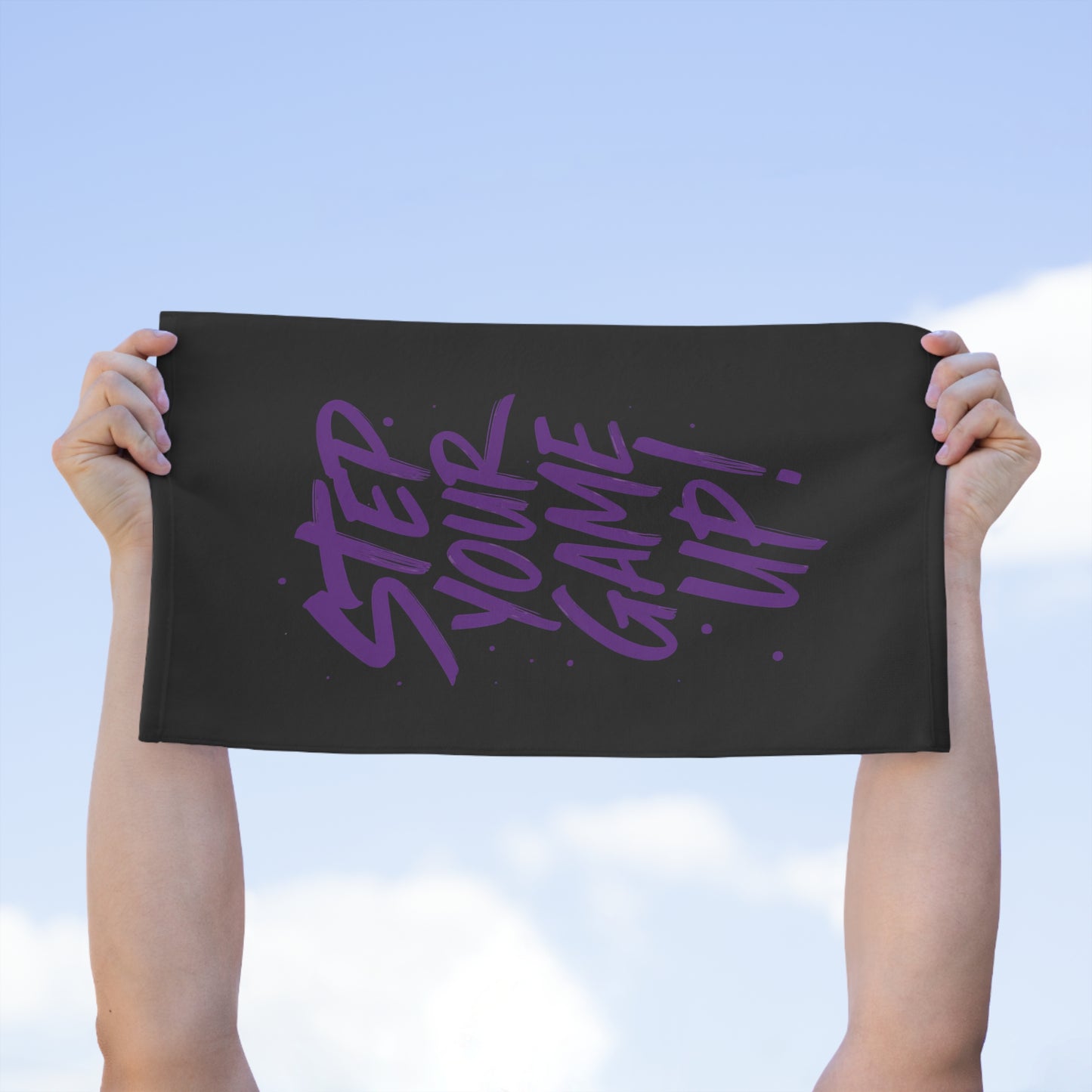 Step Your Game Up-Gym Towel (11x18) Printify by The Night Shift Automotive Apparel