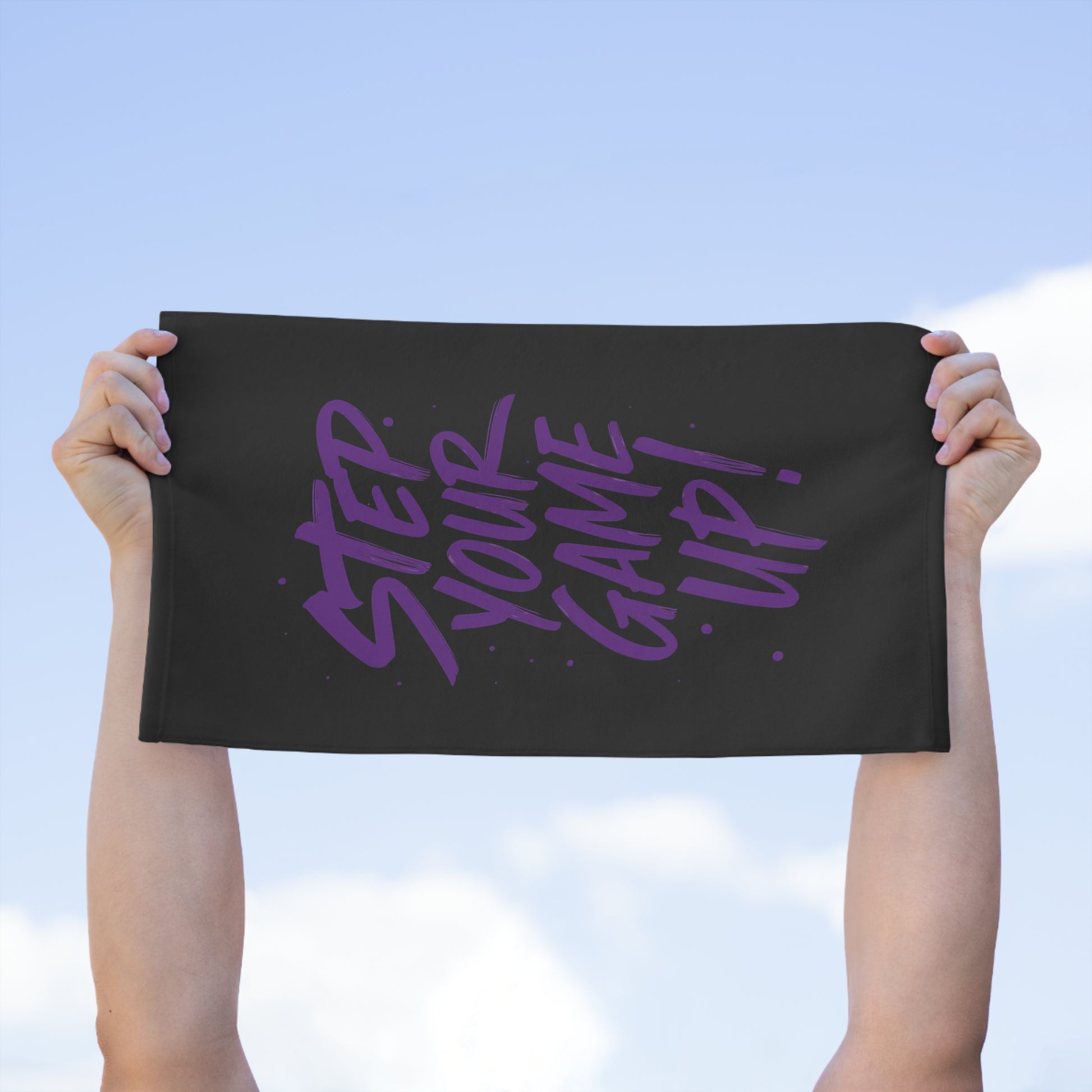 Step Your Game Up-Gym Towel (11x18) Printify by The Night Shift Automotive Apparel