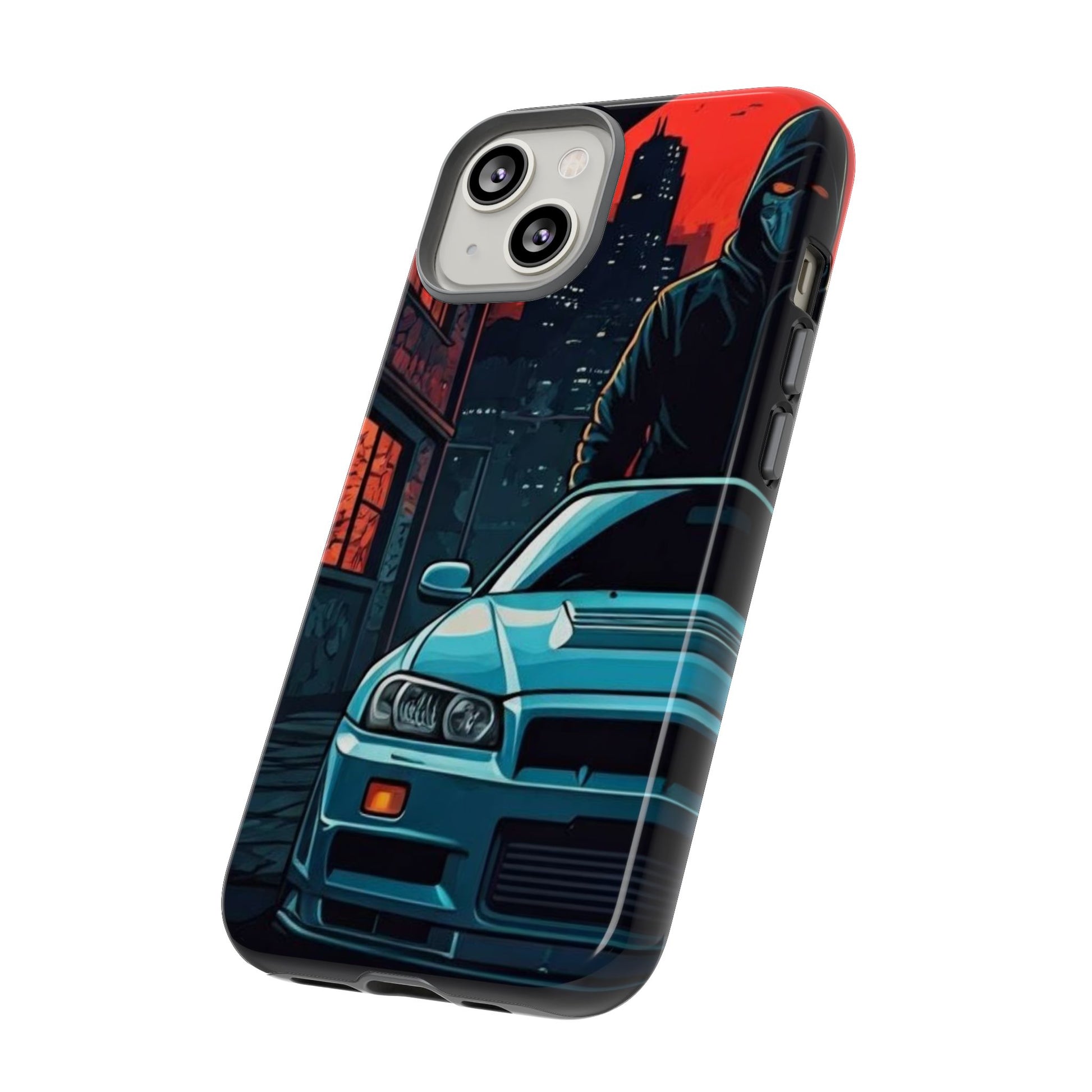 Nissan Skyline R34 Street Life-Dual Layer Ultra Tough Phone Case Printify by The Night Shift Automotive Apparel