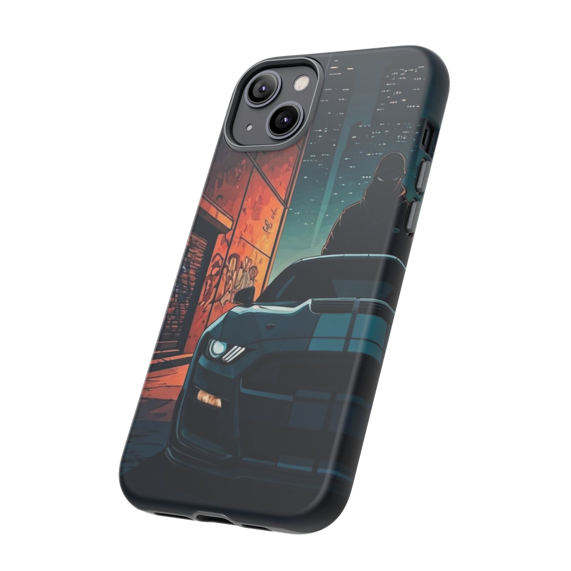Ford Mustang Shelby GT350 Street Life-Dual Layer Ultra Tough Phone Case Printify by The Night Shift Automotive Apparel
