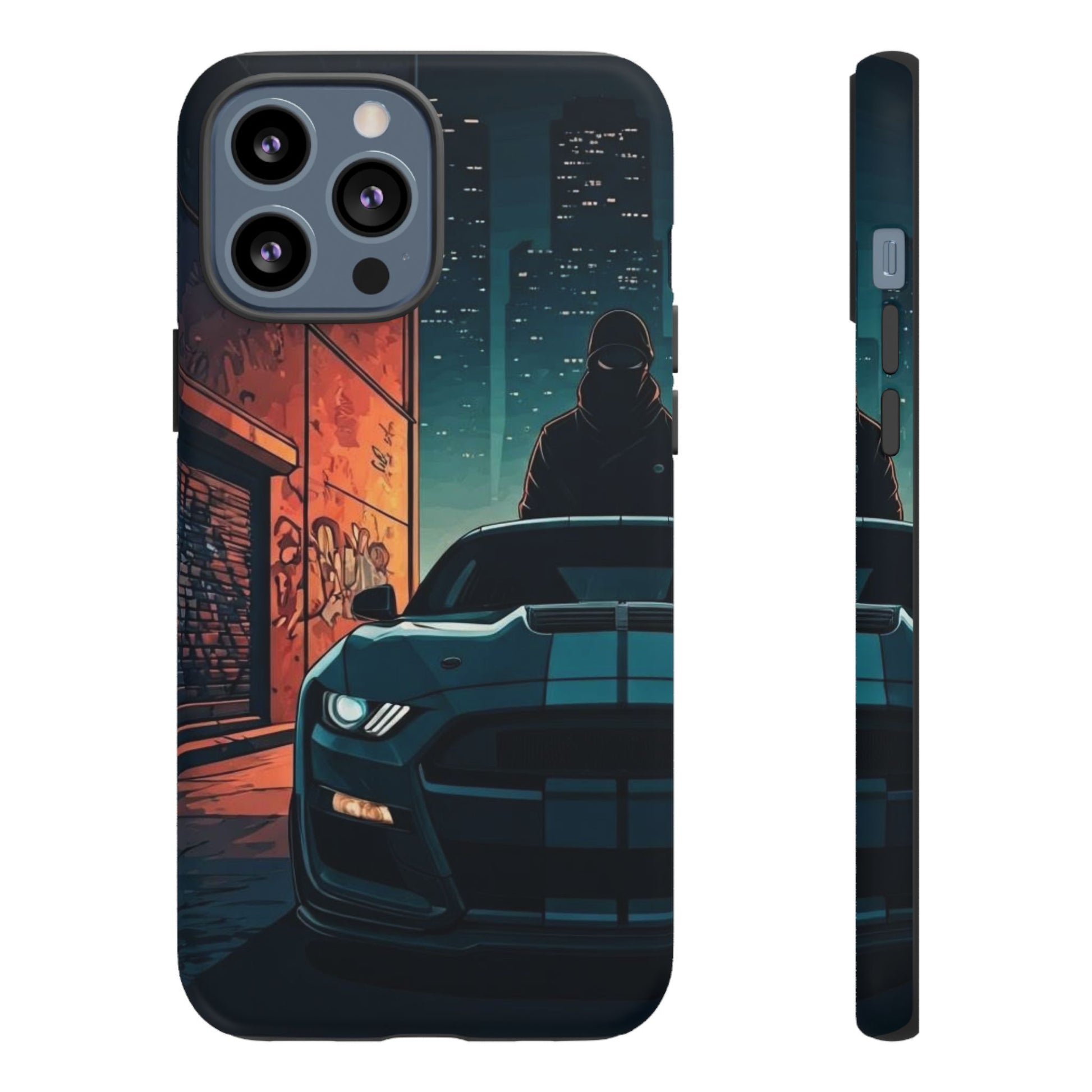 Ford Mustang Shelby GT350 Street Life-Dual Layer Ultra Tough Phone Case Printify by The Night Shift Automotive Apparel