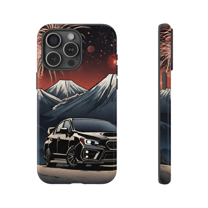 Subaru WRX/STI Fireworks-Dual Layer Ultra Tough Phone Case Printify by The Night Shift Automotive Apparel