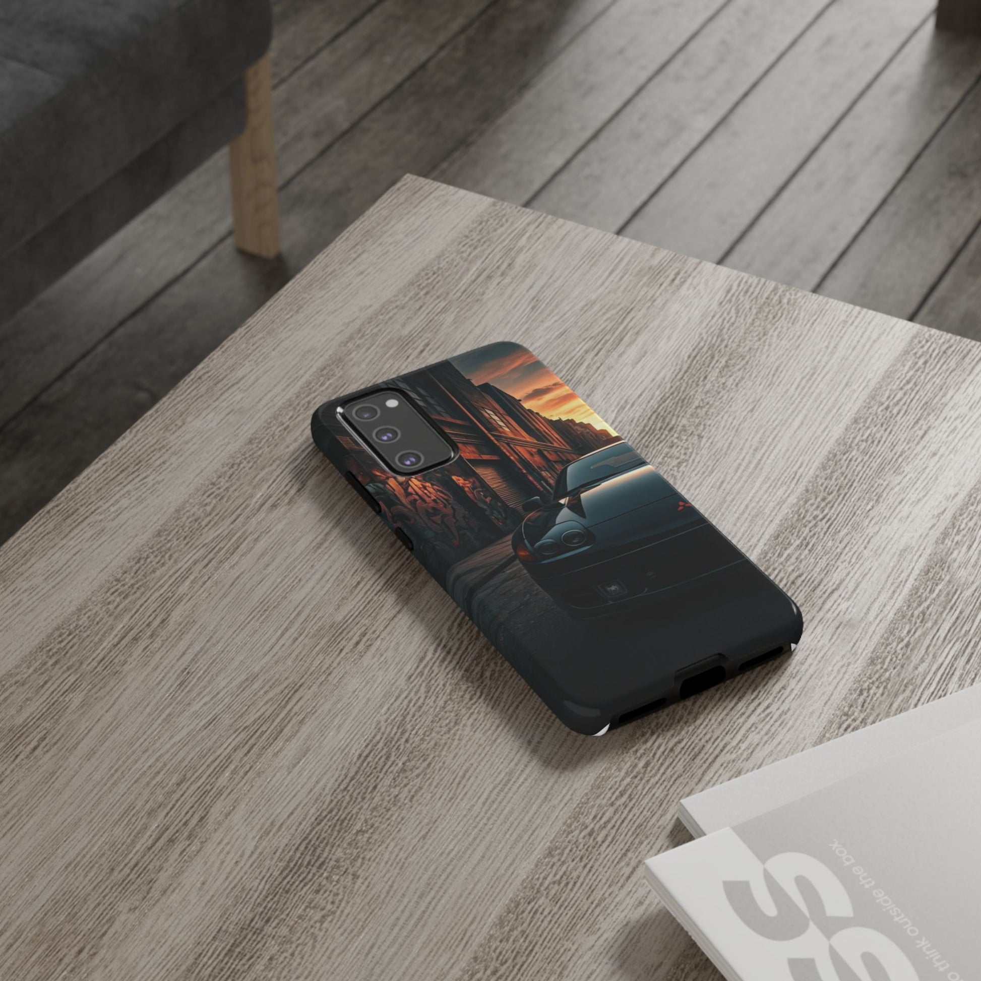 Mitsubishi 3000GT VR4 Street Life-Dual Layer Ultra Tough Phone Case Samsung Galaxy S20 FE Glossy Printify by The Night Shift Automotive Apparel