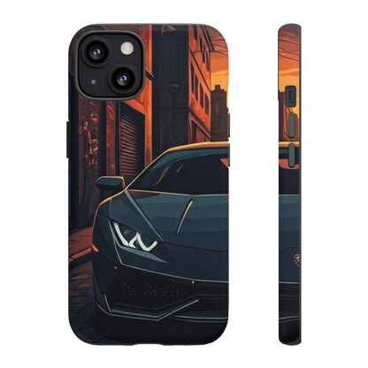 Lamborghini Huracan Street Life-Dual Layer Ultra Tough Phone Case Printify by The Night Shift Automotive Apparel