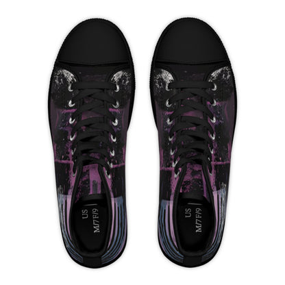 The Night Shift-Women's Canvas High Tops