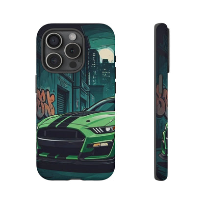 Ford Mustang Shelby GT500 Street Life-Dual Layer Ultra Tough Phone Case Printify by The Night Shift Automotive Apparel