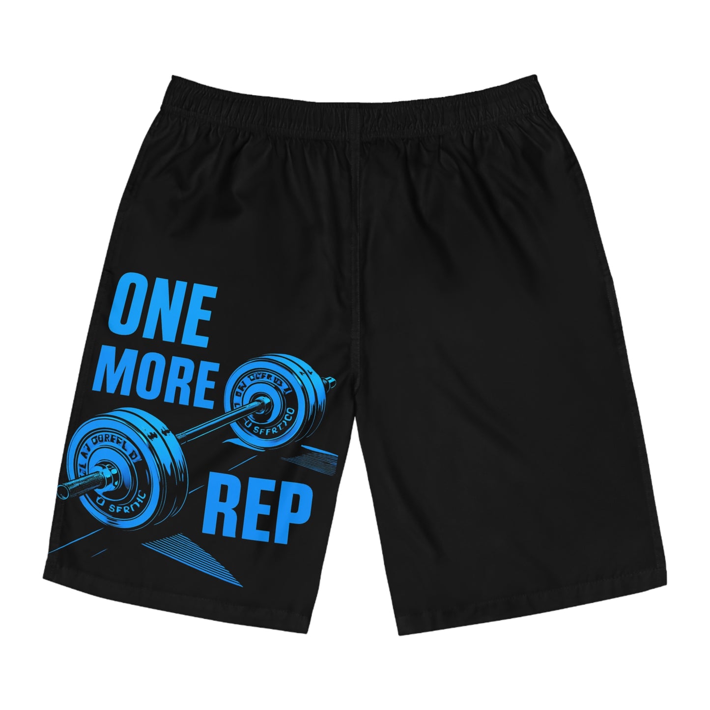One More Rep - Men's Relaxed Fit Board Shorts Printify by The Night Shift Automotive Apparel