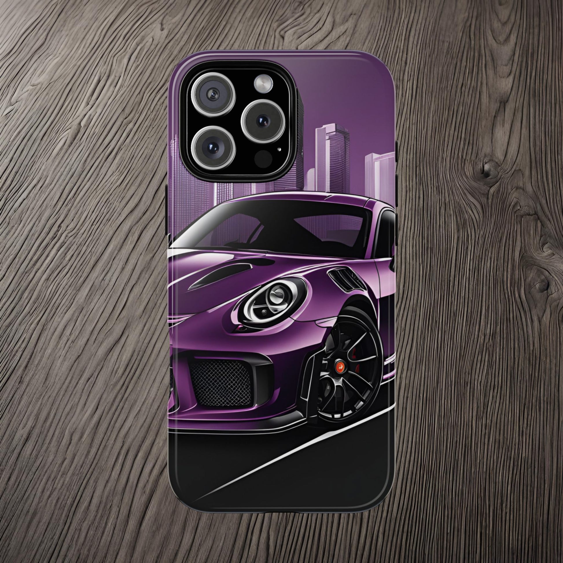 Porsche 911 GT3 RS-Dual Layer Ultra Tough Phone Case Printify by The Night Shift Automotive Apparel