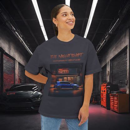 Volkswagen Golf R- Premium, Ultra Soft Unisex Oversized Boxy Tee Printify by The Night Shift Automotive Apparel