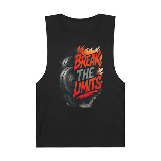 Break The Limits - Premium Unisex Barnard Tank Top Black Printify by The Night Shift Automotive Apparel