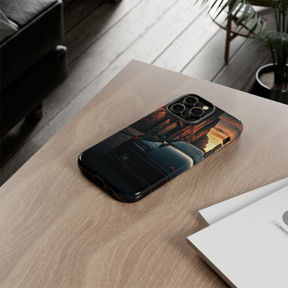 Mitsubishi 3000GT VR4 Street Life-Dual Layer Ultra Tough Phone Case iPhone 14 Pro Max Glossy Printify by The Night Shift Automotive Apparel
